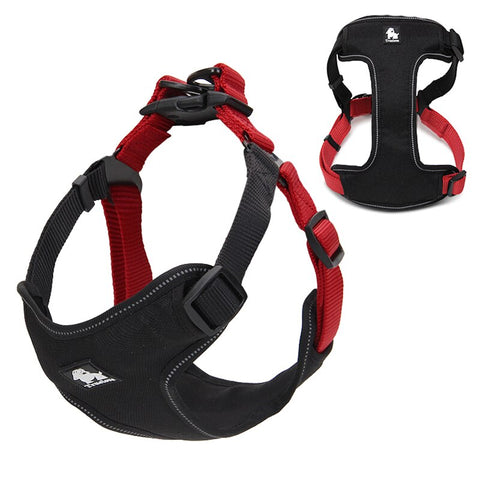 Urban Step In Dog Harness black-red Dog Nation