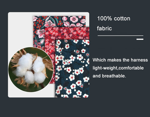 Floral Dog Harness Vest Dog Nation