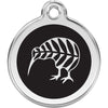 Dog ID Tags Kiwi Black Dog Nation