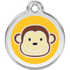 Dog ID Tags Monkey Yellow Dog Nation
