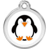 Dog ID Tags Penguin White Dog Nation
