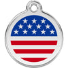 Dog ID Tags Flags USA Dog Nation