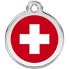 Dog ID Tags Flags Switzerland Dog Nation