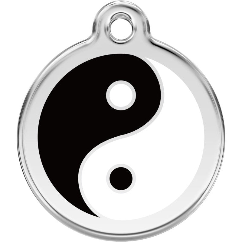 Dog ID Tags Ying & Yang Black Dog Nation