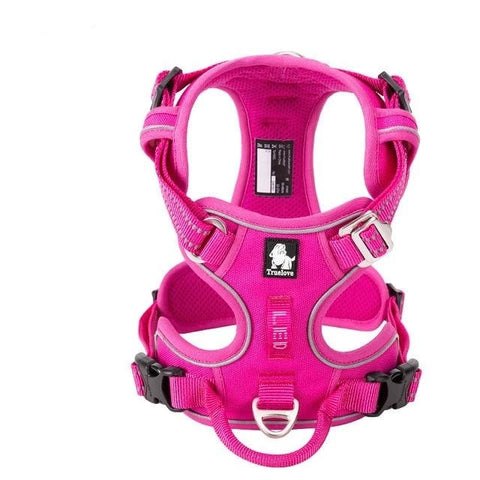 Adventurer No Pull Dog Harness Extra Durable Fuchsia Dog Nation