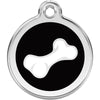 Dog ID Tags Bone Black Dog Nation