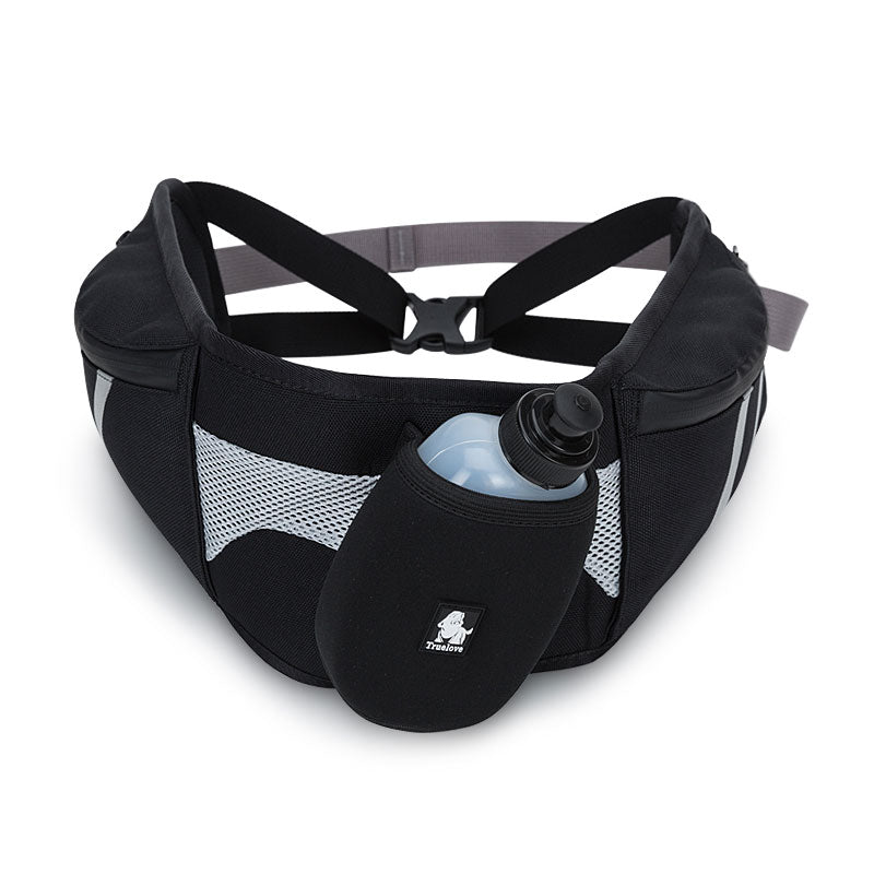 Dog Walking Bag With Bottle & Poop Bag Dispenser Black Dog Nation