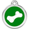 Dog ID Tags Bone Green Dog Nation