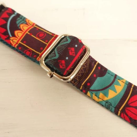 The Maya Personalised Dog Collar Handmade Laser Engraved Dog Nation