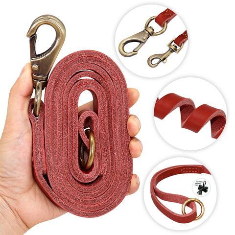 Sirius Genuine Leather Dog Collar and Leash Set Personalised Dog Nation