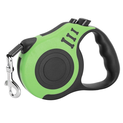 3M/5M Retractable Dog Leash Green Dog Nation