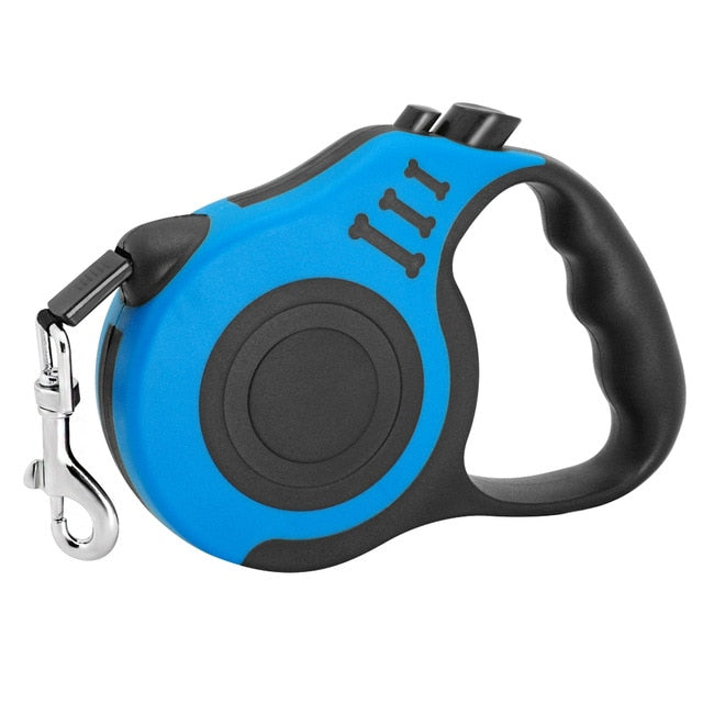 3M/5M Retractable Dog Leash Blue Dog Nation