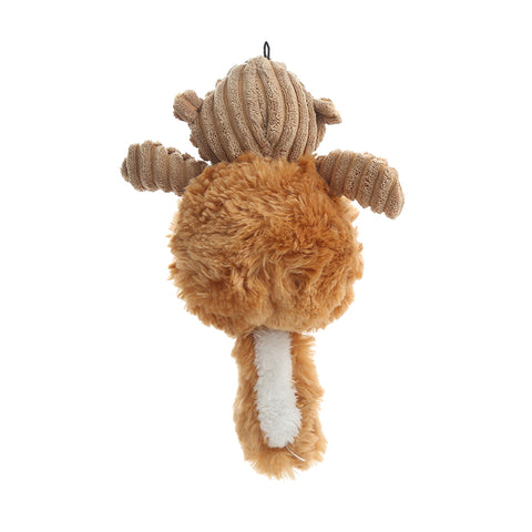 Dog Plush Squeaky Toys - Squirrel & Fox Dog Nation