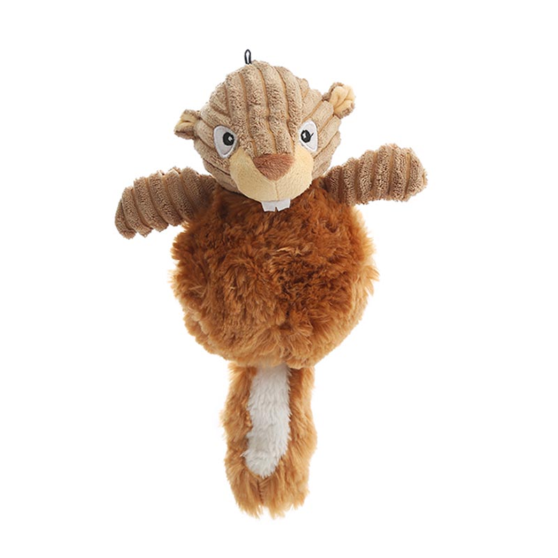 Dog Plush Squeaky Toys - Squirrel & Fox Squirrel Dog Nation